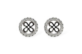 H205-49660: EARRING JACKETS .30 TW (FOR 1.50-2.00 CT TW STUDS)