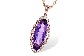 H208-26014: NECK 3.60 AMETHYST 3.74 TGW