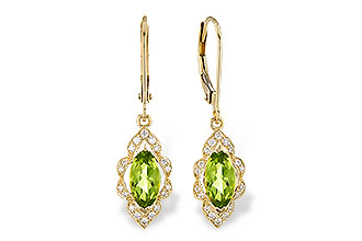 H290-97887: EARR 1.25 PERIDOT 1.40 TGW