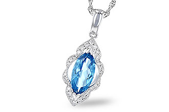 H290-97896: NECK 1.26 BLUE TOPAZ 1.37 TGW