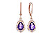 H290-98814: EARR 1.15 TW AMETHYST 1.30 TGW