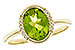 H291-86069: LDS RG 1.72 TW PERIDOT 1.75 TGW (9x7 PER)