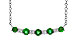 H291-89678: NECK .43 TW EMERALD .55 TGW