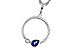 H292-75169: NECKLACE .26 SAPPHIRE .28 TGW