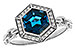 H292-78769: LDS RG 2.03 LONDON BLUE TOPAZ 2.14 TGW (7.5MM LBT)