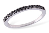 K202-80614: LDS WED RG .16 TW BLACK DIAS