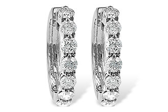 K203-66932: EARRINGS 2 CT TW