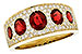 K290-95114: LDS WED RG 1.60 TW RUBY 2.00 TGW