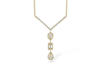 K290-95123: NECK .04 BAGUETTE .50 TW