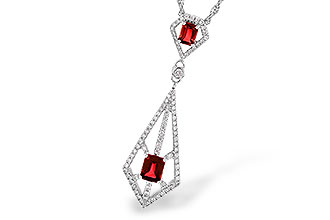 K290-95151: NECK .63 TW RUBY .93 TGW