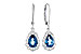 K290-98814: EARR 1.48 TW LONDON BLUE TOPAZ 1.63 TGW