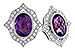 K291-88796: EARR 2.12 TW AMETHYST 2.36 TGW (8x6 MM AMY)
