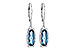 L208-24214: EARR 2.10 LONDON BLUE TOPAZ 2.28 TGW