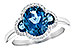 L208-24241: LDS RG 3.04 TW LONDON BLUE TOPAZ 3.20 TGW