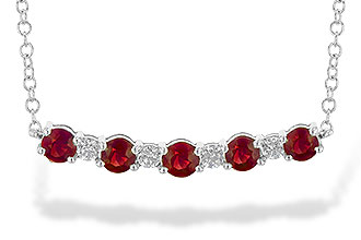 L208-26914: NECK .58 TW RUBY .70 TGW