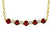 L208-26914: NECK .58 TW RUBY .70 TGW