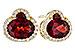 L290-98805: EARR 2.85 TW GARNET 3.06 TGW