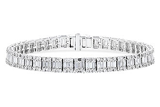 L291-84241: BRACELET 2.72 TW BAGUETTES 4.10 TW