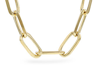 L291-87869: PAPERCLIP XL (20IN, 5.2MM, 14KT, LOBSTER CLASP)