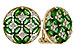 L292-76014: EARRINGS 1.66 TW EMERALD 1.96 TGW