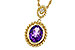 L292-81487: NECKLACE 1.38 AMETHYST 1.40 TGW (9x7MM AMY)