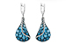 M205-50569: EARR 6.86 BLUE TOPAZ 7.05 TGW