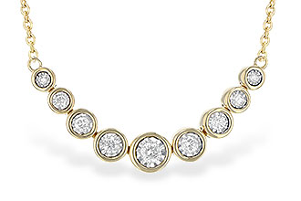 M208-23296: NECKLACE .25 TW (18")