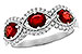 M290-95150: LDS WED RG 1.10 TW RUBY 1.35 TGW (6x4MM RUBY)