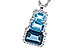 M291-85169: NECK 2.48 TW BLUE TOPAZ 2.64 TGW