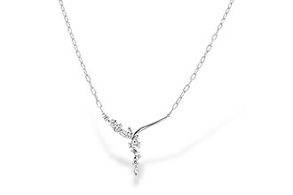 M291-88769: NECKLACE 1.22 TW FANCY CUT DIAMONDS (18")