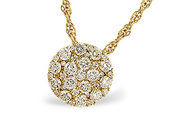 M292-73323: NECKLACE .50 TW