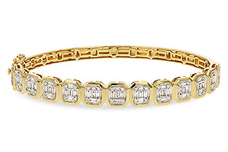 M292-73341: BANGLE .81 TW BAGUETTE 1.00 TW