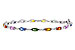 M292-75169: BRACELET 4.76 MULTI-COLOR SAPPH 5.08 TGW (7")