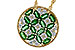 M292-75178: NECK 1.02 EMERALD TW 1.32 TGW